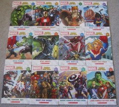 MARVEL CHILDREN&rsquo;S PHONICS READING PROGRAM BOOKS #1-12 SCHOLASTIC