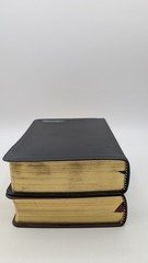 LDS Holy Bible Leather KJV Black + Brwon SOFT Leather King James Version READ
