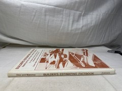Builder&rsquo;s Estimating Factbook Diez Maloney 1974 Construction Cahners