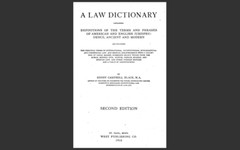 BLACK&rsquo;S LAW DICTIONARY, 1st Edition 1891 and 2nd Edition 1910 Law Book on CD-ROM
