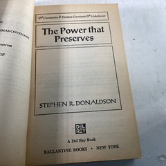 Donaldson The Chronicles of Thomas Covenant the Unbeliever 1-3 PB 1980s VG