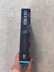 God of Ruin Rina Kent Signed Deluxe Edition Blue Sprayed Edge Legacy of Gods New