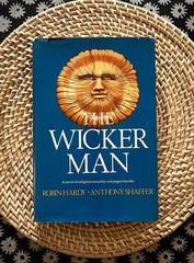 THE WICKER MAN ~ HARDY/SHAFFER (1978, Crown) First Edition HC/DJ Folk Horror