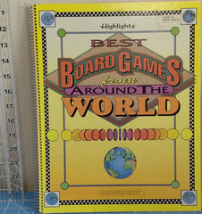 Highlights Best Board Games From Around the World Spiral Bound 1992 Ages 4-8