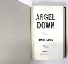 Angel Down (Pulitzer) Daniel Kraus 2025 1st ed 2nd print in Mylar, Brand new