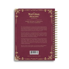 The Natural Healing Handbook, Spiral-Bound Guide for Herbal Remedies and Natural