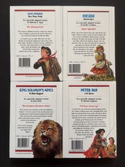 Lot 10 Great Illustrated Classics Books Heidi Peter Pan Hans Brinker Sherlock