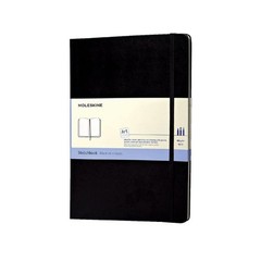 Moleskine Art Sketchbook, Hard Cover, A4 (8.25&Prime; 21.59 x 2.1 x 29.85 cm, Zwart