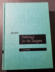 BOYD&rsquo;S PATHOLOGY FOR THE SURGEON 8th Ed.by William Anderson 1967 HC Saunders