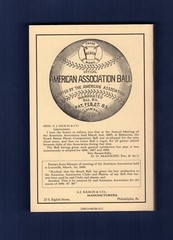 1886 REACH&rsquo;S A.A. BASEBALL GUIDE ~ 1989 Horton P.C. | 180 pages ~Scarce REPRINT!