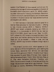 « Kill the Best Gentiles! » James Von Brunn Hardcover Reprint Edition