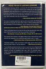 Bo&rsquo;s Lasting Lessons By Bo Schembechler And John U Bacon SIGNED By John U Bacon
