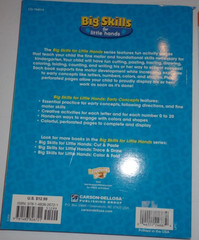 2 Workbooks Ages 3-4 Scholastic Pre-Kindergarten & Big Skills Early Concepts