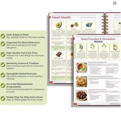 The Natural Healing Handbook, Spiral-Bound Guide For Herbal Remedies And Natural