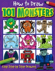 How to Draw 101 Monsters: Easy Step-by-step Drawing (How to draw) – VERY GOOD