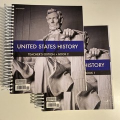 BJU United States History (5th ed) Teacher&rsquo;s Edition Book 1 & 2