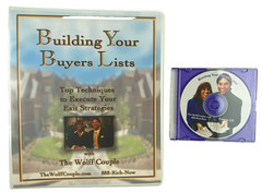 The Wolff Couple Building Your Buyer&rsquo;s List Real Estate Manual Forms CD $497 B35