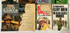 Action Lot of 12 Books Survivalist Louis Lamour Thriller Mystery Western 80&rsquo;s