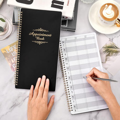 Salon Appointment Book – 15 Min Increments, 3 Cols, 200 Pages, 6.1 » X 11.54 »,