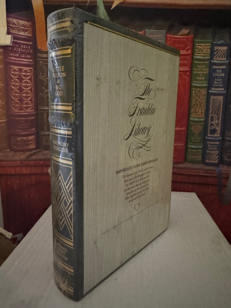 Little Wilson & Big God Anthony Burgess 1987 Leather 1st Edition SIGNED Franklin