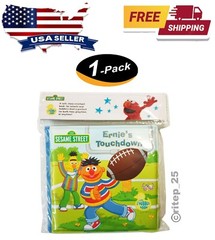 Sesame Street Ernie&rsquo;s Touchdown Bubble Book – Great For Bath Time (1 Pack) – New