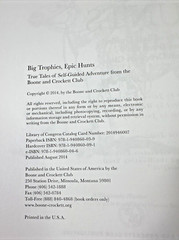Big Trophies Epic Hunts True Tales of Self-Guided Adventure Boone & Crockett