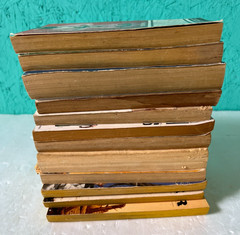 Action Lot of 12 Books Survivalist Louis Lamour Thriller Mystery Western 80&rsquo;s