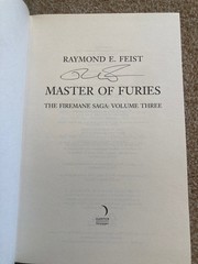 Master of Furies – Raymond Feist 1st Edition /Print Hardcover 2022 SIGNED!! 🔥
