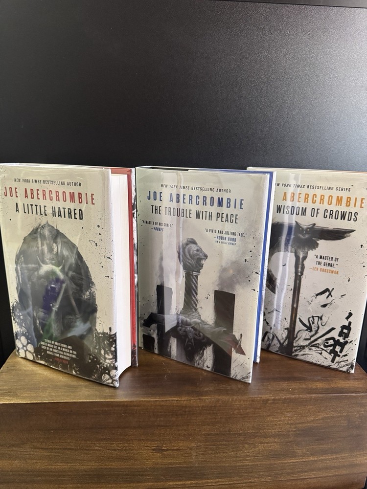 SIGNED!! The Age Of Madness Trilogy by Joe Abercrombie (All True First SIGNED)